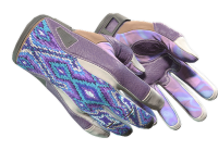 ★ Sport Gloves Violet Beadwork